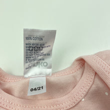 Load image into Gallery viewer, Girls Anko, pink cotton singletsuit / romper, EUC, size 000,  