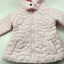 Load image into Gallery viewer, Girls Target, pink quilted jacket / coat, L: 31cm, EUC, size 00,  