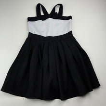 Load image into Gallery viewer, Girls Bardot Junior, lined black &amp; white party dress, GUC, size 5, L: 57cm