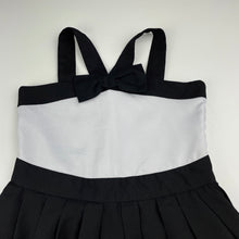 Load image into Gallery viewer, Girls Bardot Junior, lined black &amp; white party dress, GUC, size 5, L: 57cm