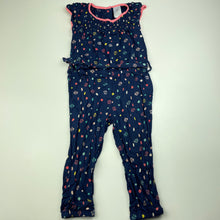 Load image into Gallery viewer, Girls Target, navy playsuit / romper, GUC, size 2,  
