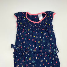 Load image into Gallery viewer, Girls Target, navy playsuit / romper, GUC, size 2,  