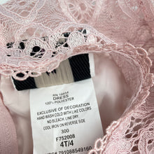 Load image into Gallery viewer, Girls Rare Editions, lined pink lace party dress, FUC, size 4, L: 56cm