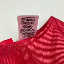 Load image into Gallery viewer, Girls Target, lined red metallic party dress, GUC, size 3, L: 51cm