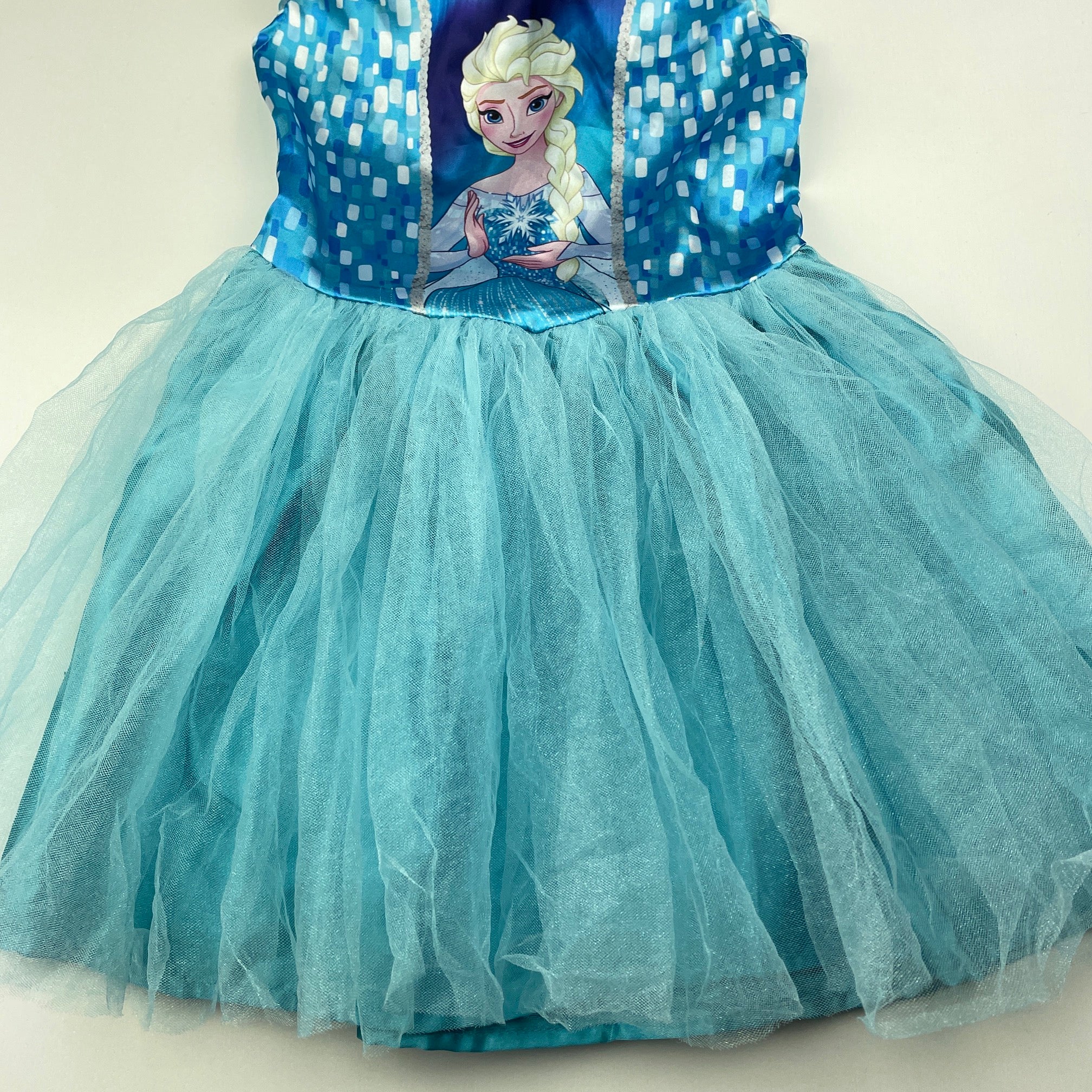 Disney, Frozen Elsa party dress, armpit to armpit: 26cm, GUC, size 1-3, L: 50cm DaisyChainClothing Disney, Frozen Elsa party dress, armpit to armpit: 26cm, GUC, size 1-3, L: 50cm DaisyChainClothing