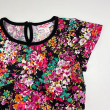 Load image into Gallery viewer, Girls Leona Edmiston, colourful stretchy floral party dress, EUC, size 3, L: 54cm