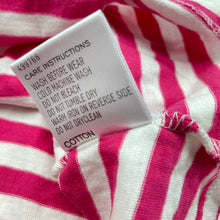 Load image into Gallery viewer, Girls Emerson, pink stripe cotton casual dress, FUC, size 5, L: 55cm