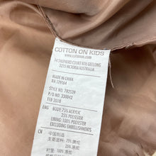 Load image into Gallery viewer, Girls Cotton On, leopard print faux fur jacket, no fastening, L: 29cm, GUC, size 1-2,  