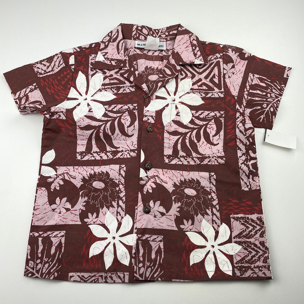 Boys T&L MUUMUU FACTORY, authentic Hawaiian shirt, NEW, size 6,  