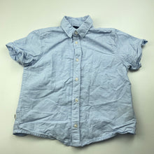 Load image into Gallery viewer, Boys Indie, blue cotton / linen short sleeve shirt, FUC, size 2,  