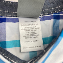 Load image into Gallery viewer, Boys Ollies Place, lightweight cotton short sleeve shirt, EUC, size 6,  