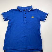 Load image into Gallery viewer, Boys Ollies Place, blue cotton polo shirt top, FUC, size 6,  