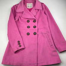 Load image into Gallery viewer, Girls Pumpkin Patch, pink soft feel trenchcoat, L: 65cm, EUC, size 11,  