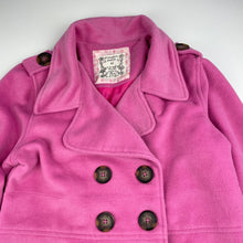 Load image into Gallery viewer, Girls Pumpkin Patch, pink soft feel trenchcoat, L: 65cm, EUC, size 11,  