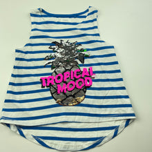 Load image into Gallery viewer, Girls Next, cotton flip sequin summer top, EUC, size 5,  