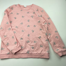 Load image into Gallery viewer, Girls Lily &amp; Dan, organic cotton sweater / jumper, unicorns, FUC, size 10,  