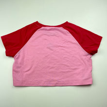 Load image into Gallery viewer, Girls SHEIN, pink &amp; red cropped t-shirt / top, GUC, size 10,  