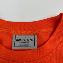 Load image into Gallery viewer, Boys BOCINI, orange sports / activewear top, GUC, size 4,  