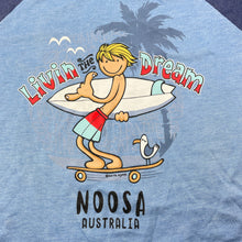 Load image into Gallery viewer, Boys Earth Nymph, blue t-shirt / top, surf, GUC, size 6,  