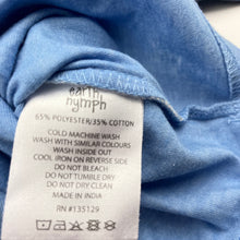 Load image into Gallery viewer, Boys Earth Nymph, blue t-shirt / top, surf, GUC, size 6,  