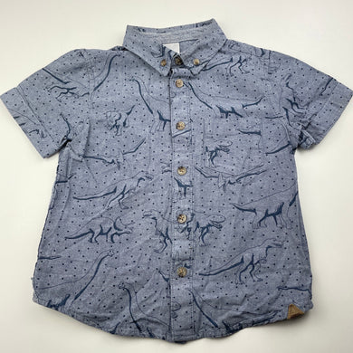 Boys Target, cotton short sleeve shirt, dinosaurs, GUC, size 3,  