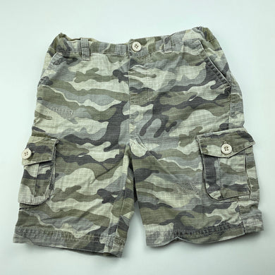 Boys Dymples, camo print cotton cargo shorts, adjustable, FUC, size 2,  