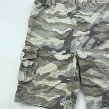 Load image into Gallery viewer, Boys Dymples, camo print cotton cargo shorts, adjustable, FUC, size 2,  