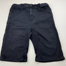 Load image into Gallery viewer, Boys Indie, navy stretch cotton shorts, adjustable, GUC, size 12,  
