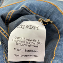 Load image into Gallery viewer, Girls Lily &amp; Dan, embroidered stretch denim jacket, NEW, size 4,  