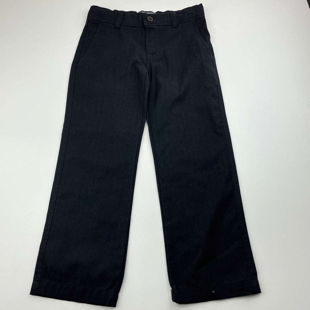 Boys Milkshake, black chino/dress pants, adjustable, Inside leg: 45cm, EUC, size 4,  