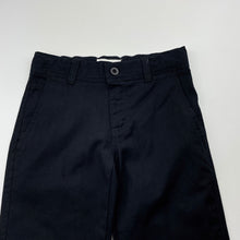 Load image into Gallery viewer, Boys Milkshake, black chino/dress pants, adjustable, Inside leg: 45cm, EUC, size 4,  