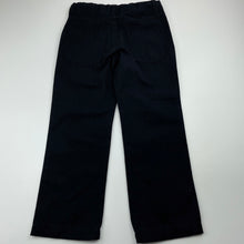 Load image into Gallery viewer, Boys Milkshake, black chino/dress pants, adjustable, Inside leg: 45cm, EUC, size 4,  
