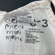 Load image into Gallery viewer, Girls Eeni Meeni Miini Moh, stretchy summer romper, FUC, size 000,  