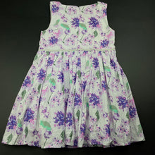 Load image into Gallery viewer, Girls Lily &amp; Dan, lined floral cotton summer dress, GUC, size 6, L: 58cm