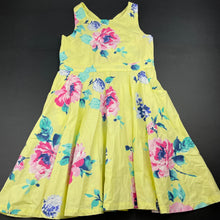 Load image into Gallery viewer, Girls Milkshake, floral cotton summer dress, GUC, size 8, L: 70cm