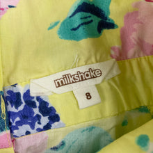 Load image into Gallery viewer, Girls Milkshake, floral cotton summer dress, GUC, size 8, L: 70cm