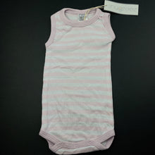 Load image into Gallery viewer, Girls Snugzeez, striped cotton singletsuit / romper, NEW, size 000,  