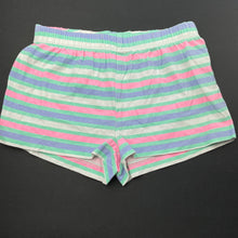 Load image into Gallery viewer, Girls Emerson, striped cotton pyjama shorts, elasticated, GUC, size 5,  