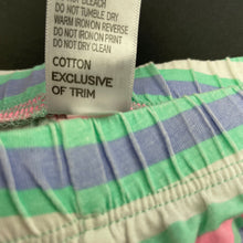Load image into Gallery viewer, Girls Emerson, striped cotton pyjama shorts, elasticated, GUC, size 5,  