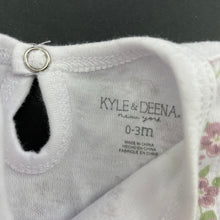 Load image into Gallery viewer, Girls Kyle &amp; Deena, floral ruffle bodysuit / romper, FUC, size 000,  