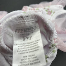 Load image into Gallery viewer, Girls Kyle &amp; Deena, floral ruffle bodysuit / romper, FUC, size 000,  