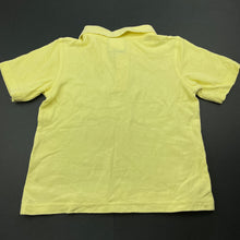 Load image into Gallery viewer, unisex B&amp;L, yellow cotton school polo shirt top, EUC, size 4,  