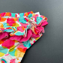Load image into Gallery viewer, Girls Gelati Kids, cotton ruffle nappy cover / bloomers, EUC, size 000,  