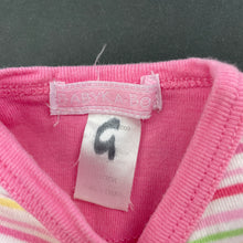 Load image into Gallery viewer, Girls Baby Ka-Boosh, striped cotton long sleeve top, GUC, size 0000,  