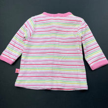Load image into Gallery viewer, Girls Baby Ka-Boosh, striped cotton long sleeve top, GUC, size 0000,  