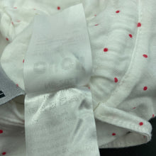 Load image into Gallery viewer, Girls OUCH, red &amp; white spot cotton hat, EUC, size 0-1,  