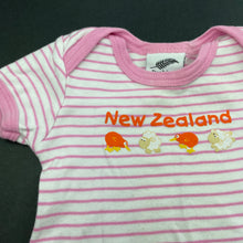 Load image into Gallery viewer, Girls ProKiwi, striped cotton bodysuit / romper, GUC, size 00,  