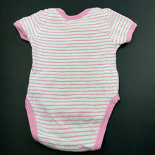 Load image into Gallery viewer, Girls ProKiwi, striped cotton bodysuit / romper, GUC, size 00,  