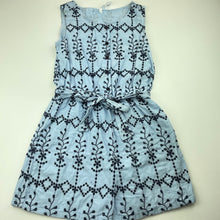 Load image into Gallery viewer, Girls Anko, lined broderie cotton playsuit, FUC, size 10,  