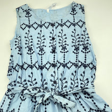 Load image into Gallery viewer, Girls Anko, lined broderie cotton playsuit, FUC, size 10,  